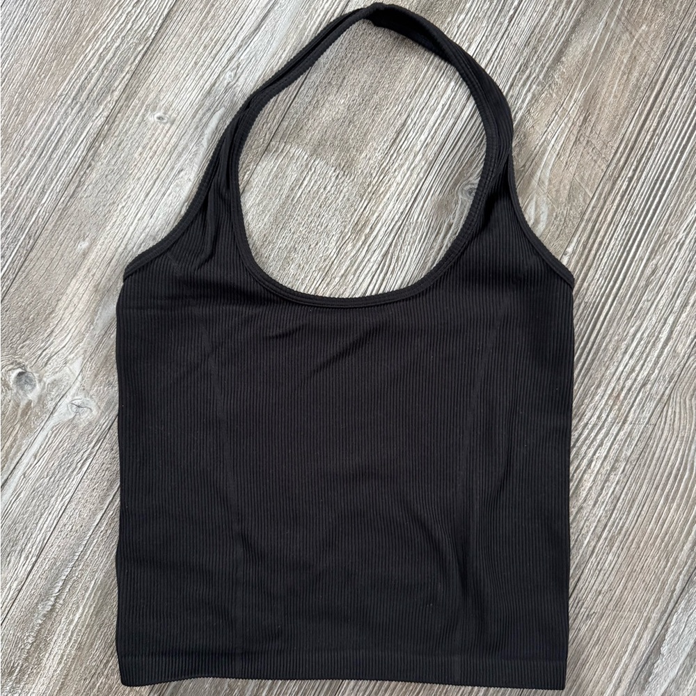 American Eagle Outfitters Black Halter Top